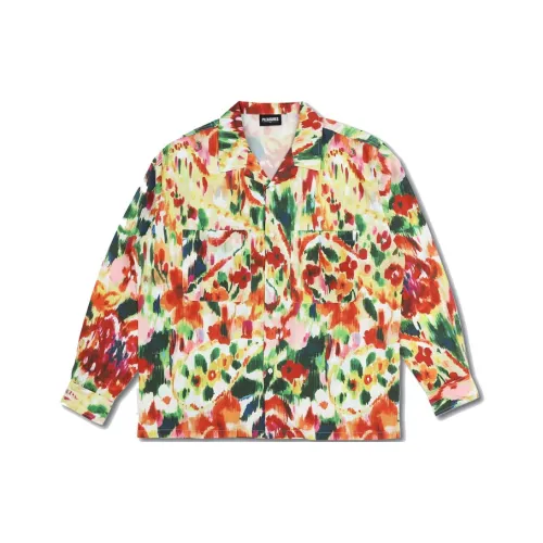 PLEASURES Trip Long Sleeve Button Down Shirt