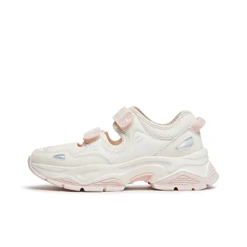 Champion Low Top Casual Shoes Women's Milk White/Light Rose Red