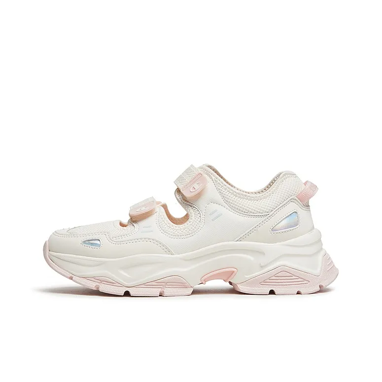 Champion Low Top Casual Shoes Women's Milk White/Light Rose Red-0