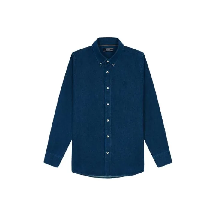 HAZZYS Shirts Men Dark Blue-0