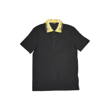 VERSACE SS23 Polo Shirt Men's Black