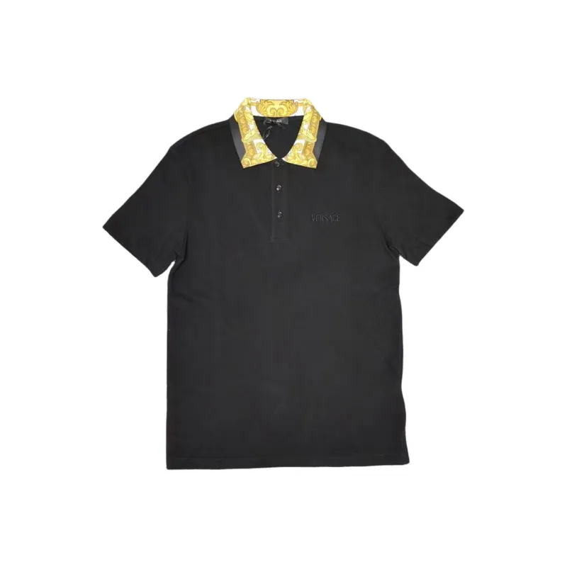 VERSACE SS23 Polo Shirt Men's Black-0