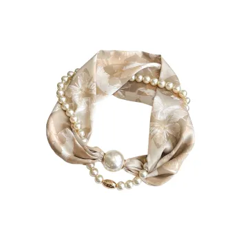 Cranta Komeia Polyester Silk Scarves Women's