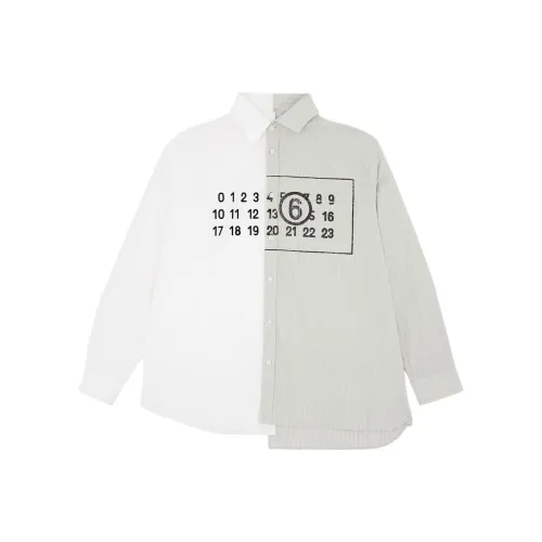 MM6 Maison Margiela Asymmetric Poplin Shirt