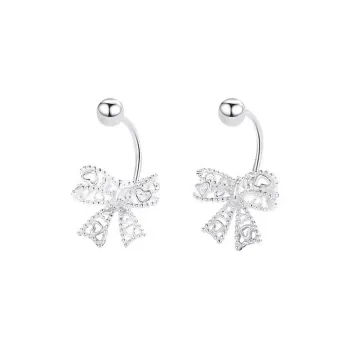 QUIET LOVE S925 Silver Stud Earrings Women's