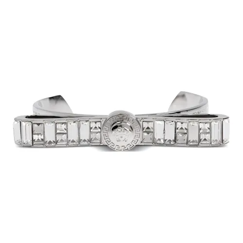 VERSACE Embellished Open-Cuff Bracelet