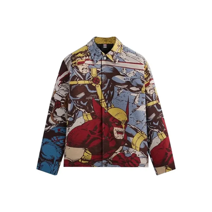 KITH For X Men Tapestry Coaches Jacket-0