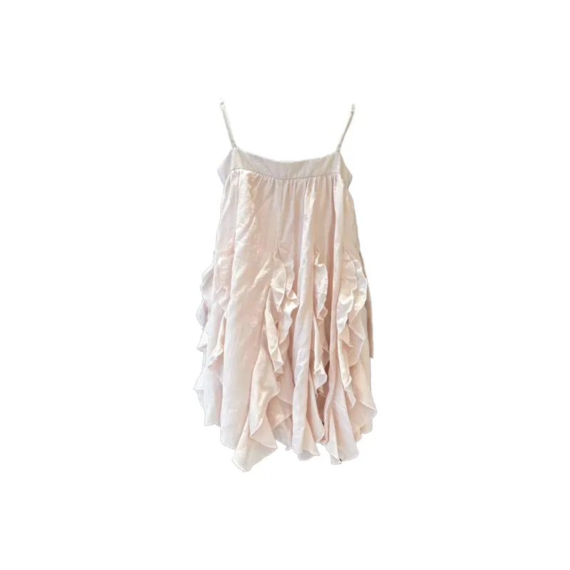 GLEE DIARY Slip Dress Women's Pink-1
