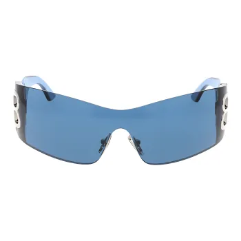 Balenciaga Shield Frame Sunglasses