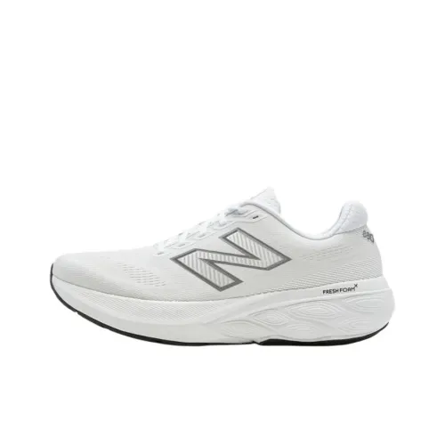 New Balance NB Fresh Form X 880 V15 Anti Slip Wear Resistant Low Top Running Shoes Unisex White Gray