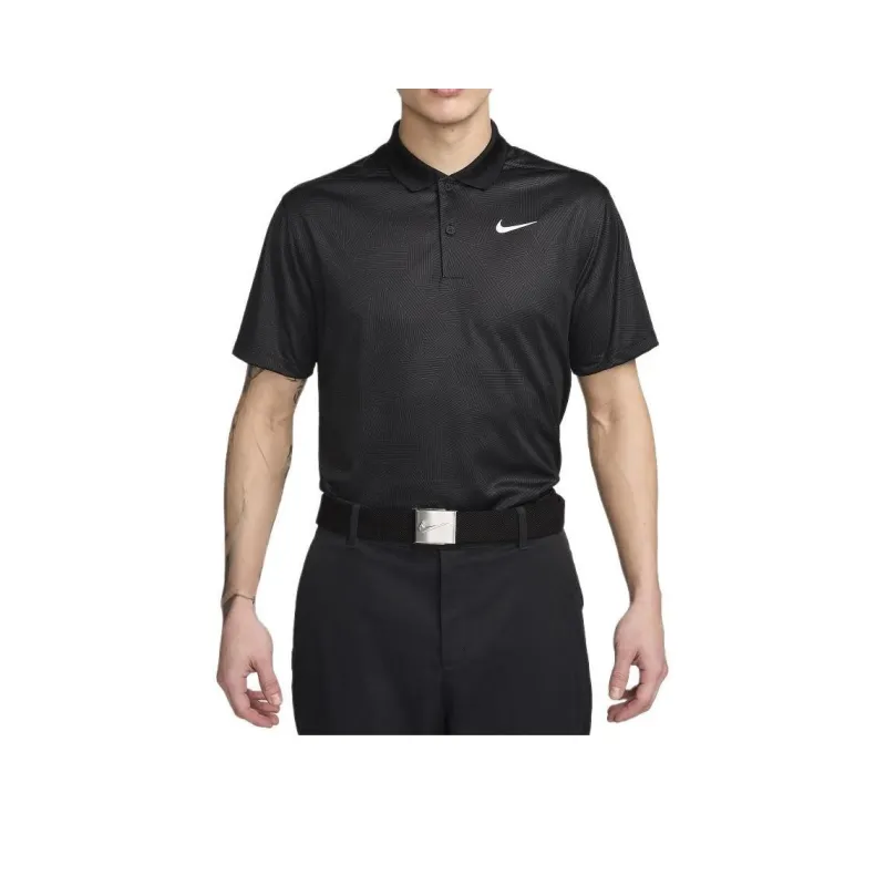 Nike Dri Fit Polo Shirt Men's Black-0