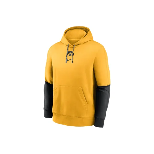 Nike Iowa Hawkeyes Sideline Team Issue Club Men's Nike College Pullover Hoodie