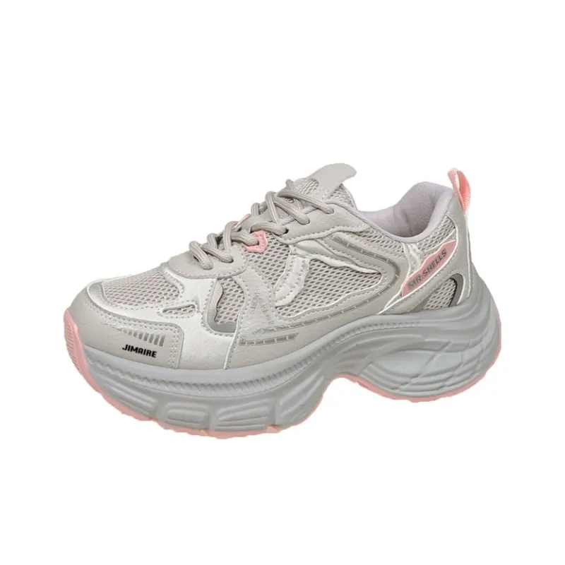 King Jinmai Breathable Low Top Chunky Sneakers Women's-4