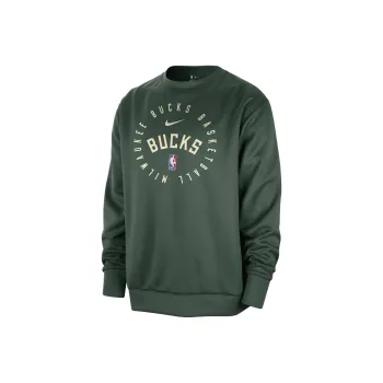 Nike Milwaukee Bucks Spotlight Men's Nike Dri FIT Nba Crew Neck Sweatshirt