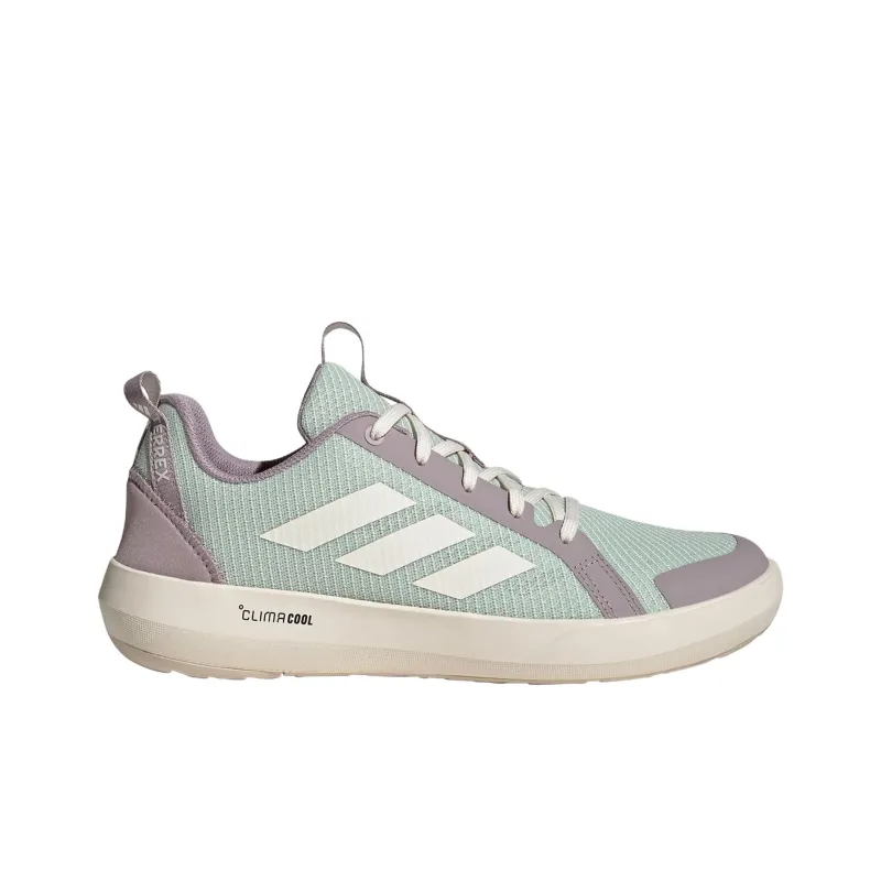 Adidas Terrex Boat Anti Slip Wear Resistant Low Top Hiking Shoes Men's Light Green-1