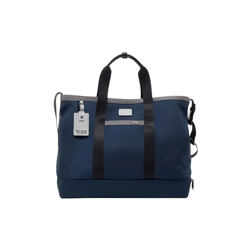 TUMI Alpha 3 Elastic Nylon Tote Bag Shopping Bag Shoulder Bag Crossbody Bag Handbag Medium Size Men's Marine Blue-0