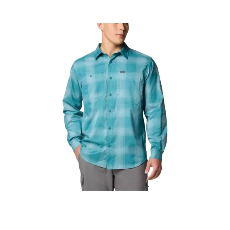 Columbia Silver Ridge Utility Lite Shirt Men's Blue-0