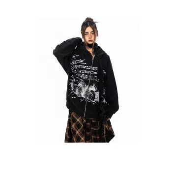 TESTUNG Fashion Versatile Sweatshirt Unisex Classic Black