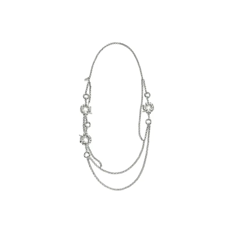 Folli Follie Stainless Steel Necklaces Women's Silver-1