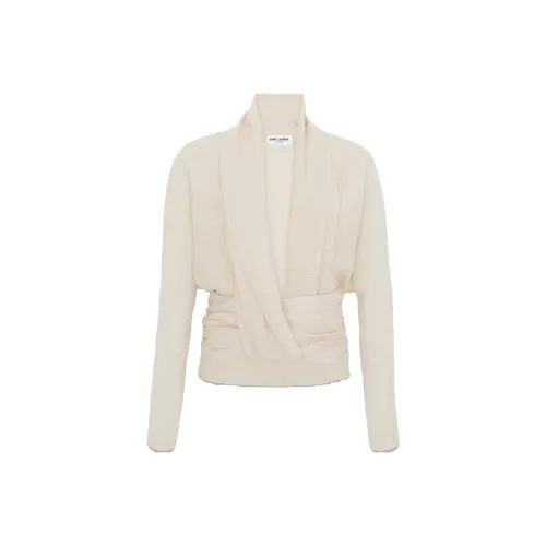 SAINT LAURENT Shirts Men Beige