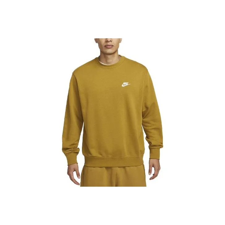 Nike Sportswear Club Sweatshirt Men's Yellow-0