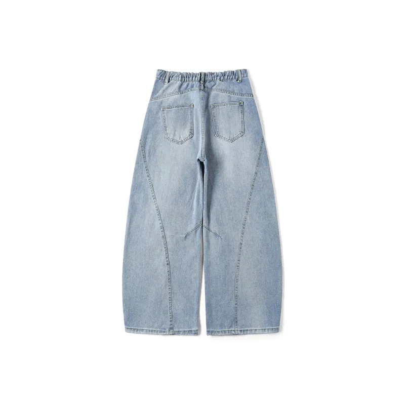 OTKSK Jeans Unisex Vintage Blue-6