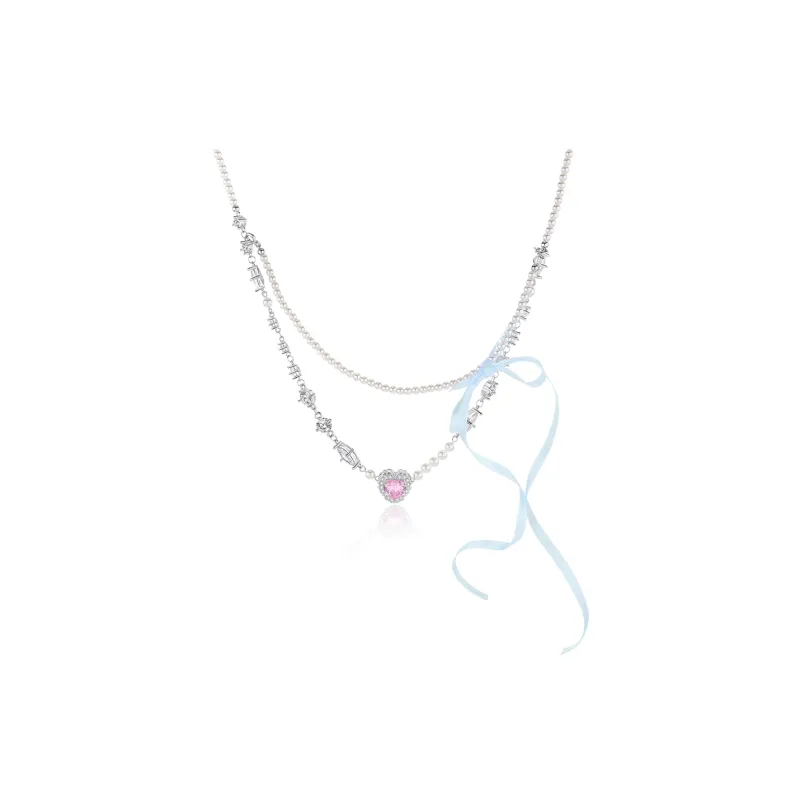 PARANOID PUPPY Zircon Necklaces Women's-5