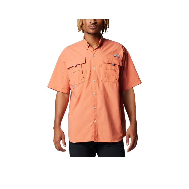 Columbia Bahama Shirt Men's Pink Orange-0