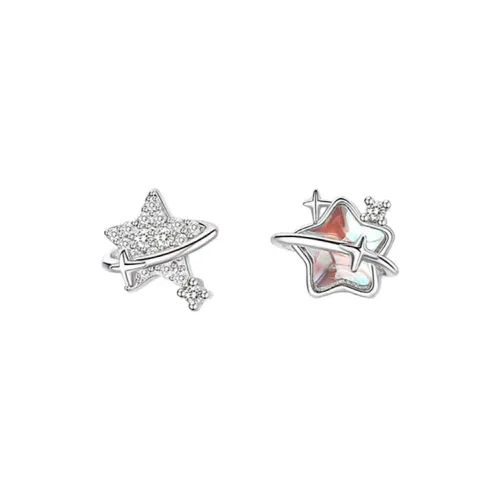 QUIET LOVE S925 Silver Stud Earrings Women's