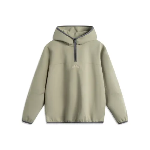 LiNing Do Not Enter The River Sweatshirt Men's Coal Smoke Gray