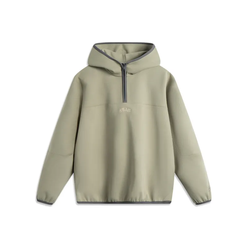 LiNing Do Not Enter The River Sweatshirt Men's Coal Smoke Gray-0