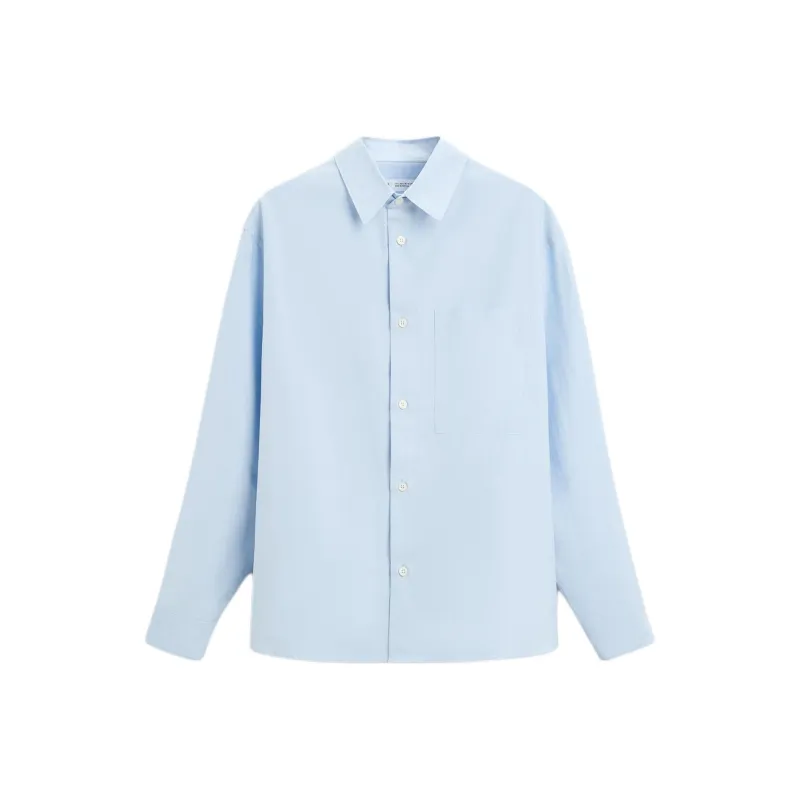 ZARA Shirts Men Sky Blue-0