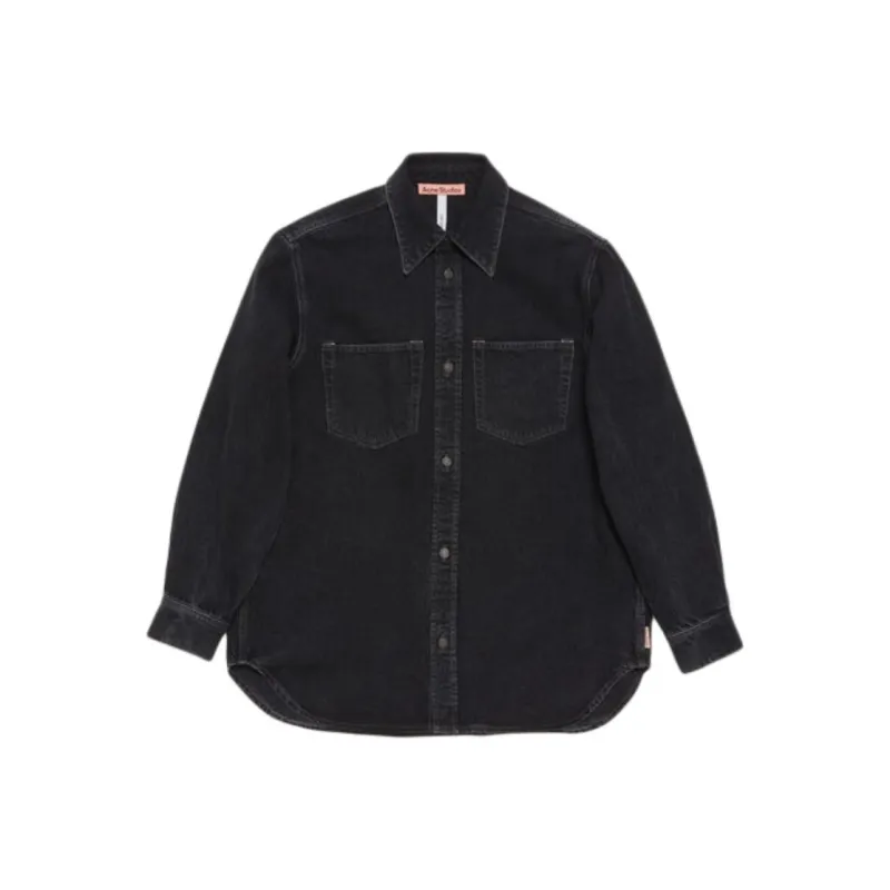 Acne Studios Long Sleeved Denim Shirt-0