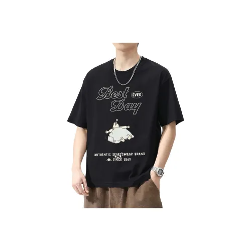 Kappa PLAYER T Shirt Unisex Black