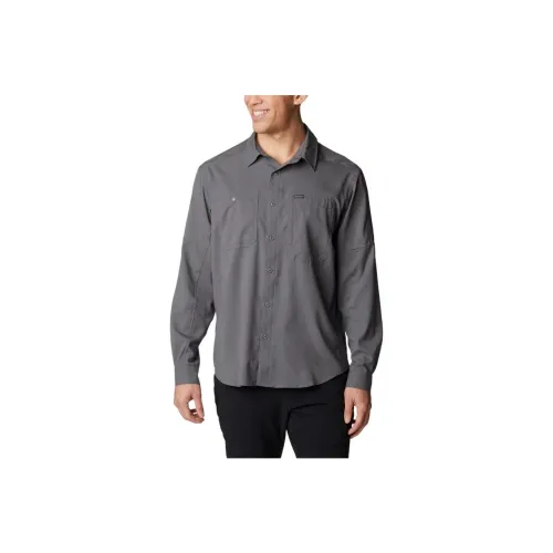Columbia Silver Ridge Shirt Men's Dark Gray