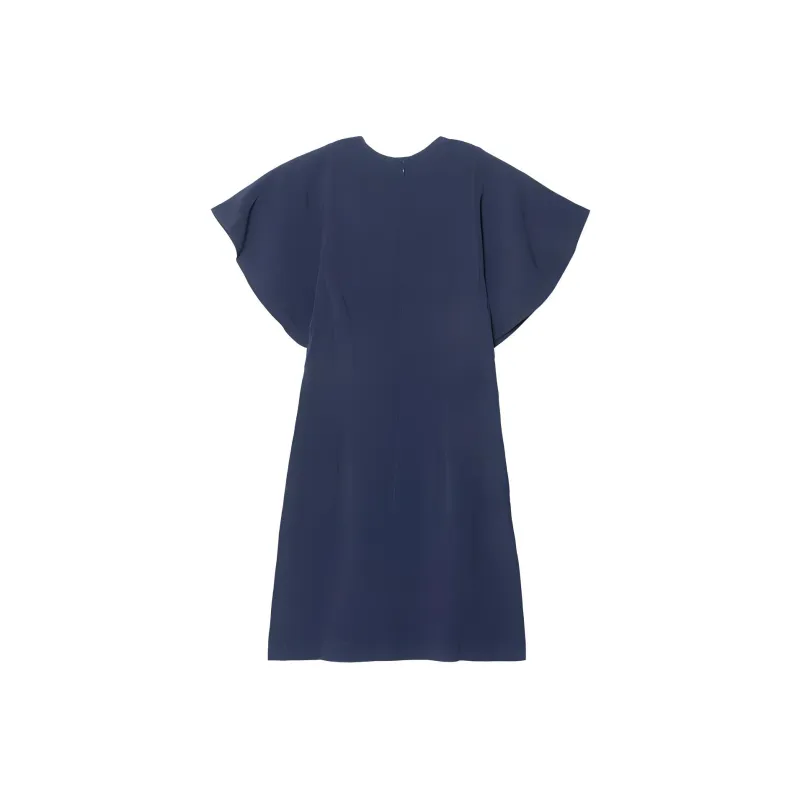 Stella McCartney FW23 Short Sleeved Dresses Women's Marine Blue-1