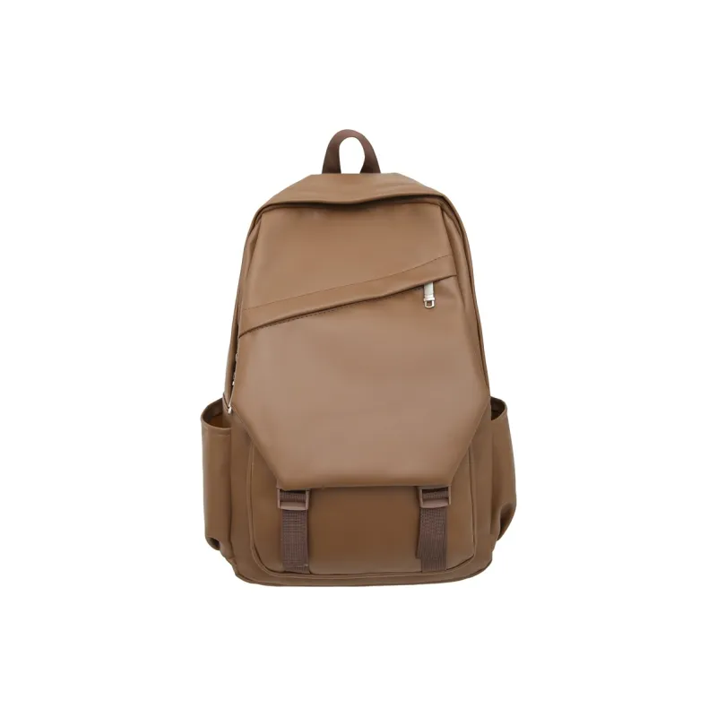 XIANGSU PU Backpack Unisex White/Black/Gray/Brown-18