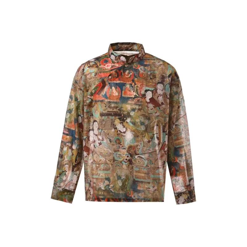 SANSHENGLIUBU Shirt Unisex Multicolor-0