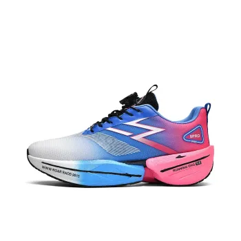 Kuding Running Shoes Unisex Low Top Electric Blue/White Pink/Moon Black/Green Spring Green