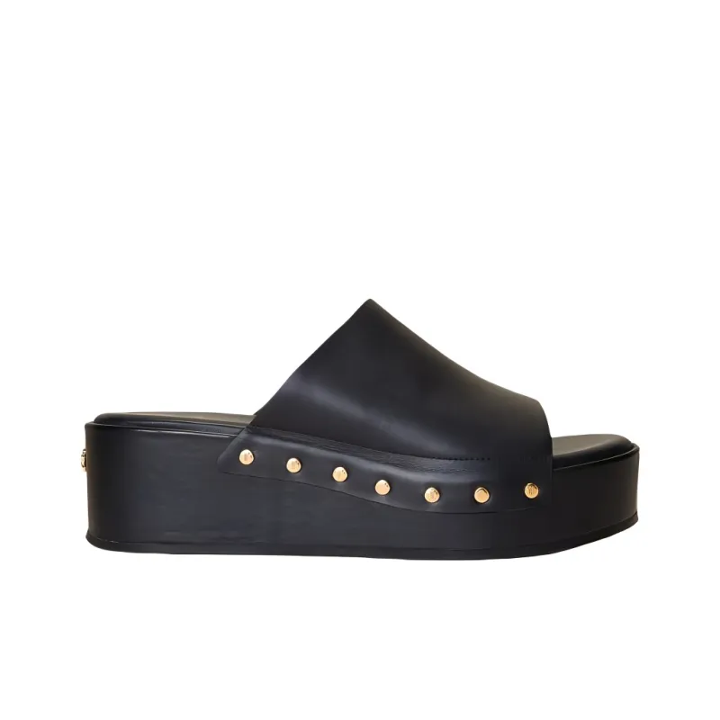 Maje Slide Slippers 6cm Women's Black-1