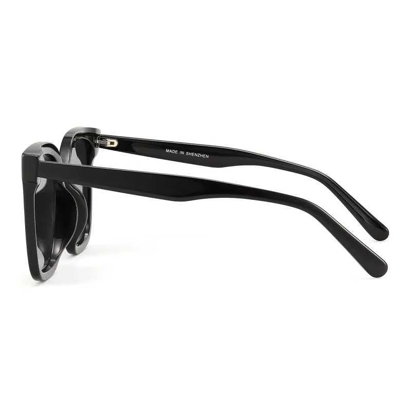 SUYAN Plate Frame Square Sunglasses Unisex-3