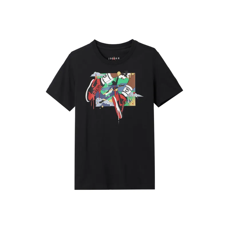 Jordan T Shirts Men Black-0