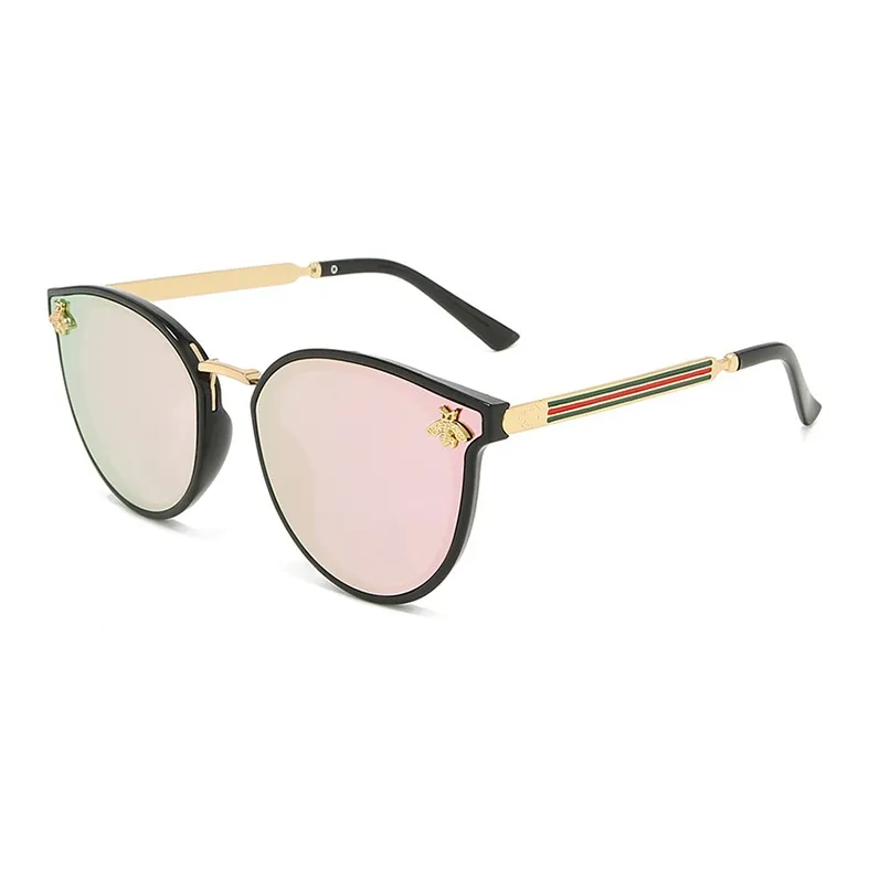 YUZHAOLIN PC Metal Oval Sunglasses Unisex-6