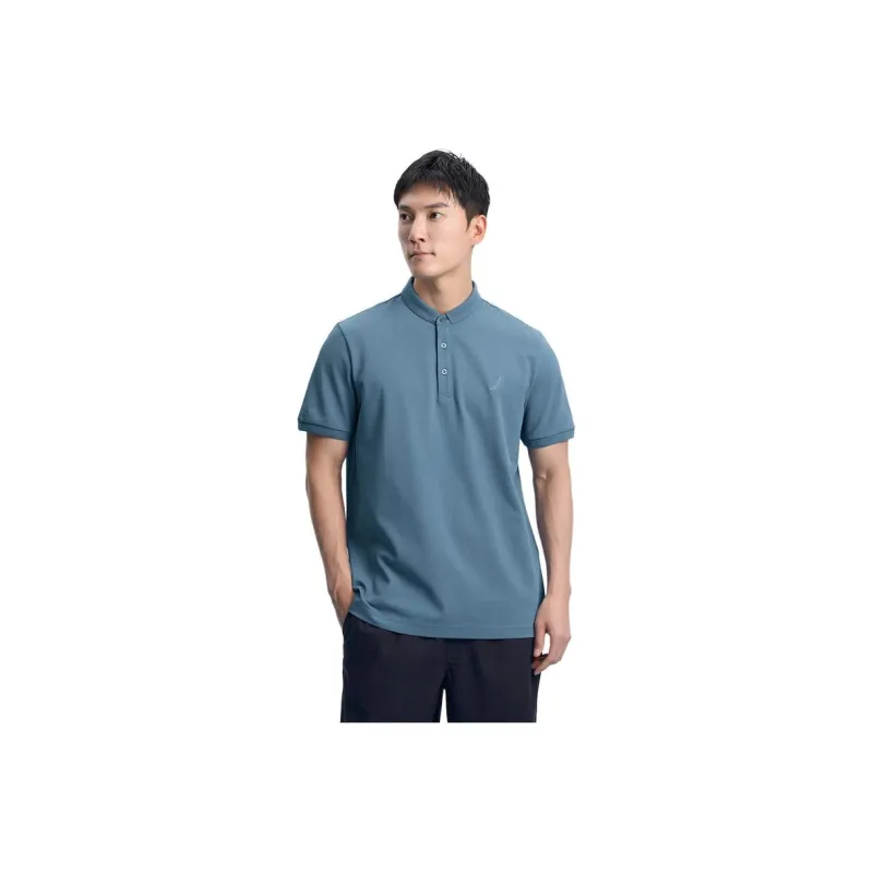 Nautica White Sail Polo Shirt Men's-1