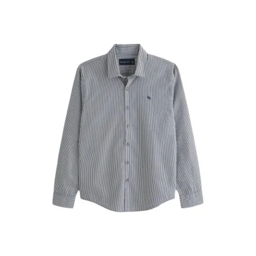 Abercrombie＆Fitch Shirt Unisex Marine Blue