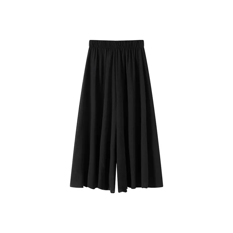 Flowers In Water Casual Long Skirt Women's-4