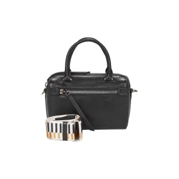 Lancaster Cow Leather Handbag Women's Black