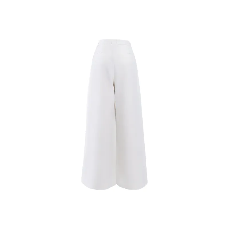 Rose Casual Pants Women's White-1