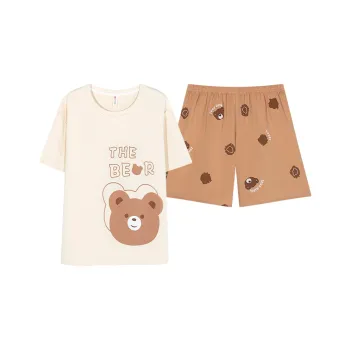 MADALLO Pajama Set Women's Light Brown