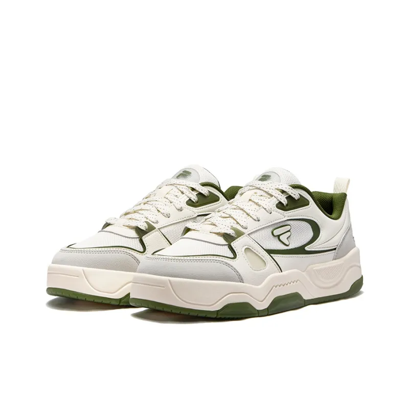 FILA FUSION BANK III Low Top Skateboard Shoes Men's Greige-1